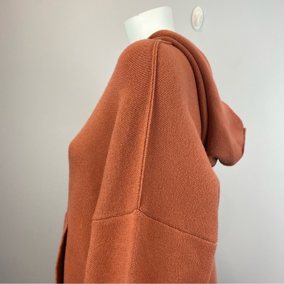 Zara • drop shoulder knit hooded pullover - Picture 6 of 14